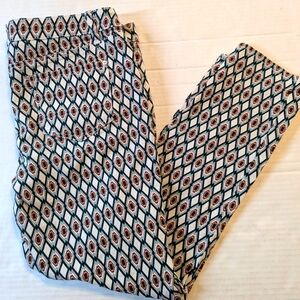 BISOU BISOU Navajo Geometric Print Jeans Size 14